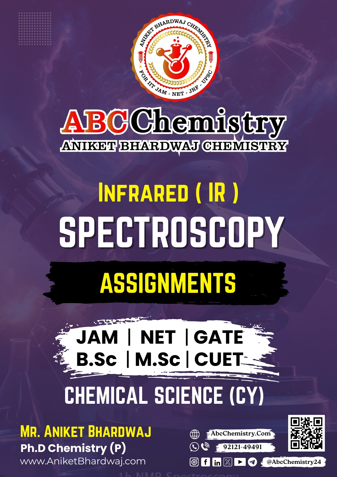Infrared ( IR ) SpectroScopy Study Material