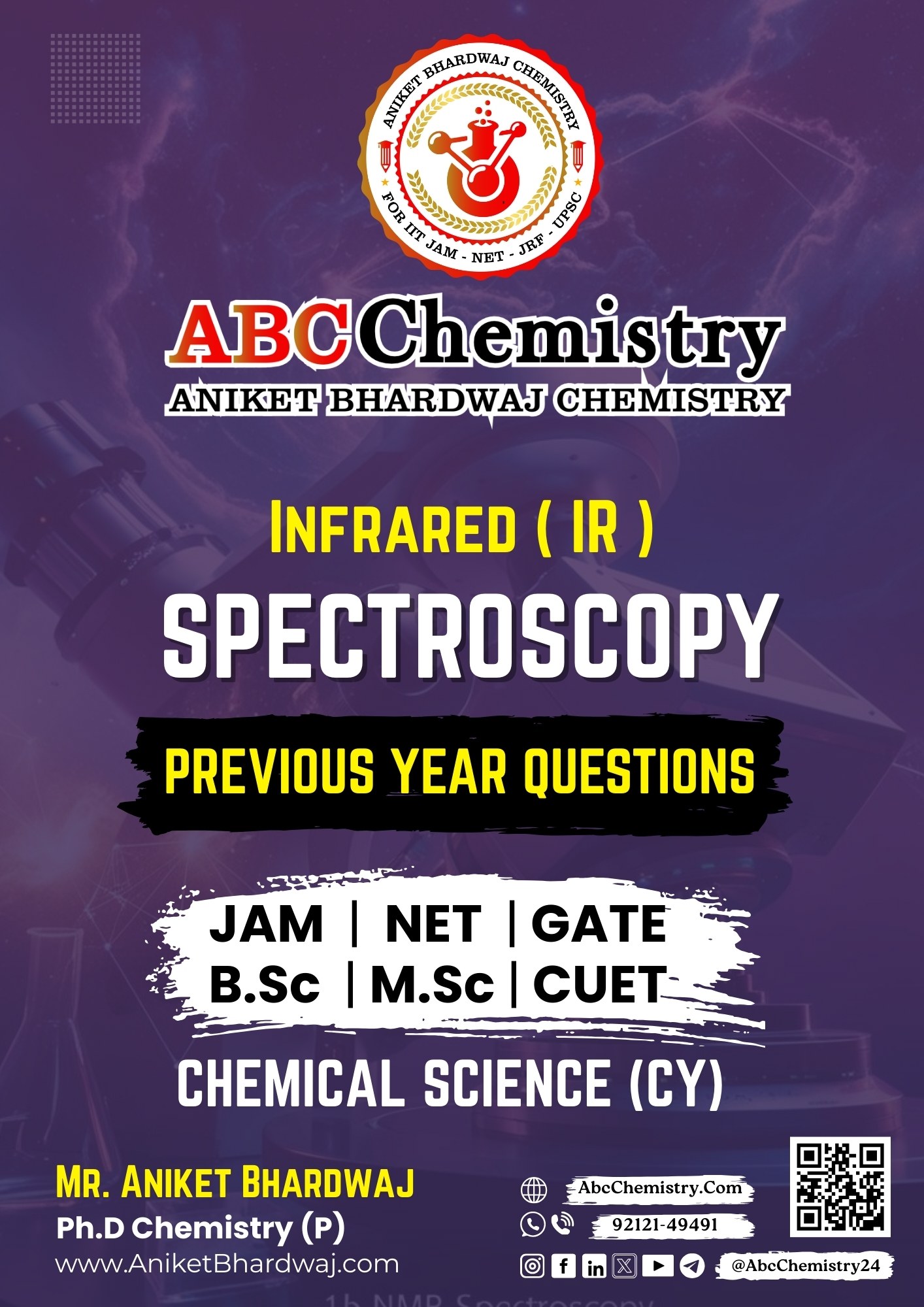 Infrared ( IR ) SpectroScopy Study Material