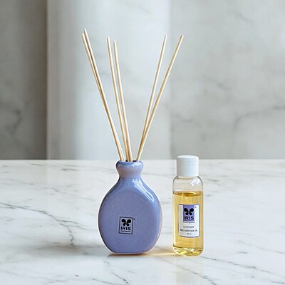 Iris Reed Diffuser Set 45ml - Lemon Grass, Apple Cinnamon, Lavender Iris Reed Diffuser Set 45ml - Lemon Grass, Apple Cinnamon, Lavender
