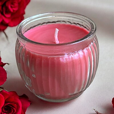 Iris Ribbed Jar Candle Iris Ribbed Jar Candle