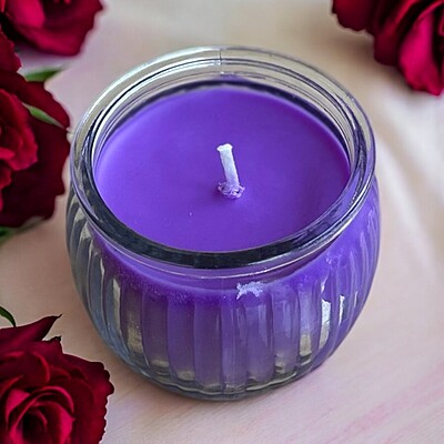 Iris Ribbed Jar Candle Iris Ribbed Jar Candle