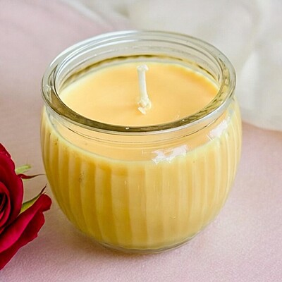 Iris Ribbed Jar Candle Iris Ribbed Jar Candle