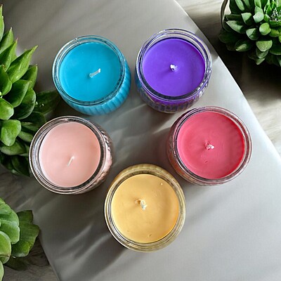 Iris Ribbed Jar Candle Iris Ribbed Jar Candle