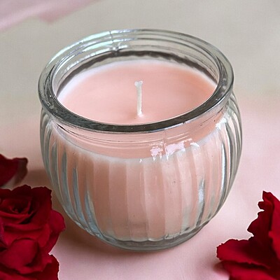 Iris Ribbed Jar Candle Iris Ribbed Jar Candle