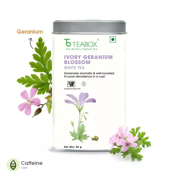 Ivory Gerenium Blossom White Tea 75gm