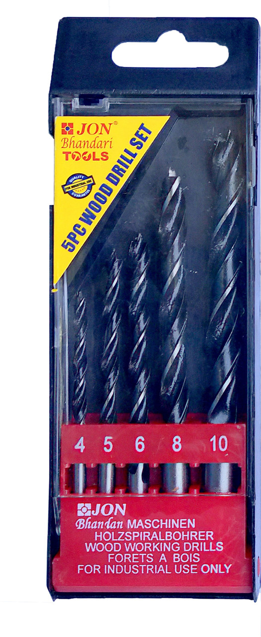 Jon Bhandari 5 Pcs Wood Drill Set JB-W-010