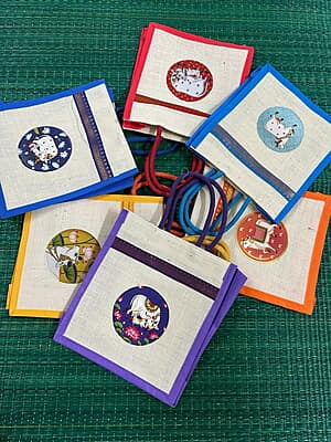 Pichwai Jute Bag