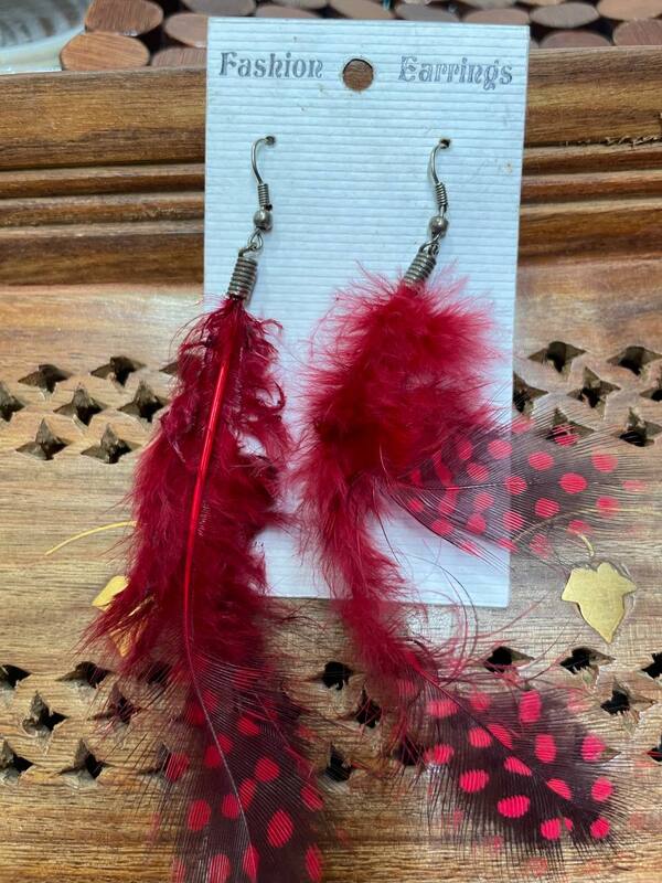 Feather earring JCS29