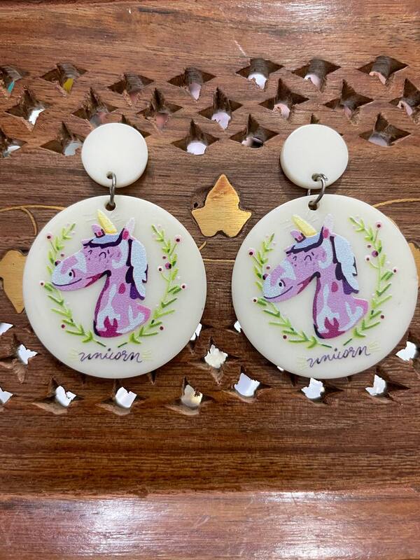 Unicorn earring JCS42