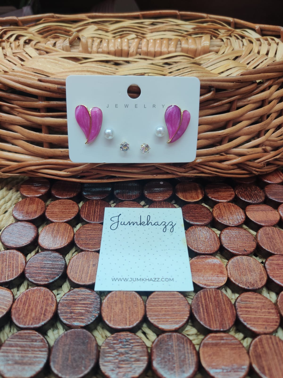 Heart earring JFE561