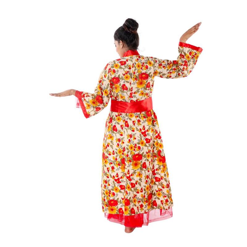 Japanese Fancy Dress Costume With Fan