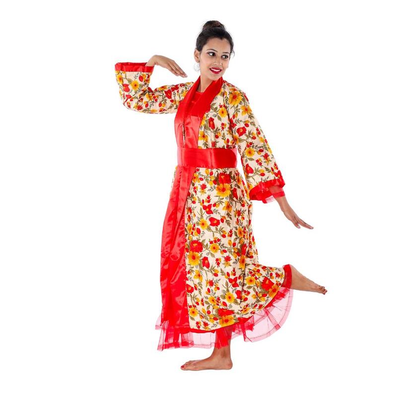 Japanese Fancy Dress Costume With Fan
