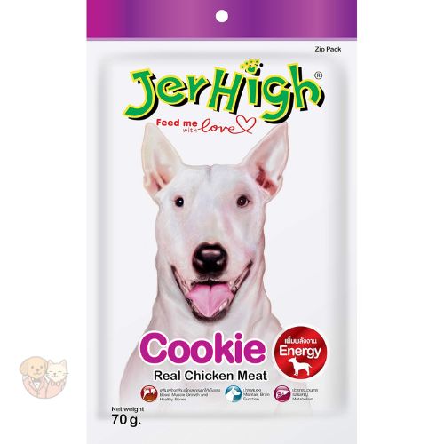 JerHigh Cookie Sticks โ Real Chicken & Cookie Flavour Dog Treats, 70g JerHigh Cookie Sticks โ Real Chicken & Cookie Flavour Dog Treats, 70g