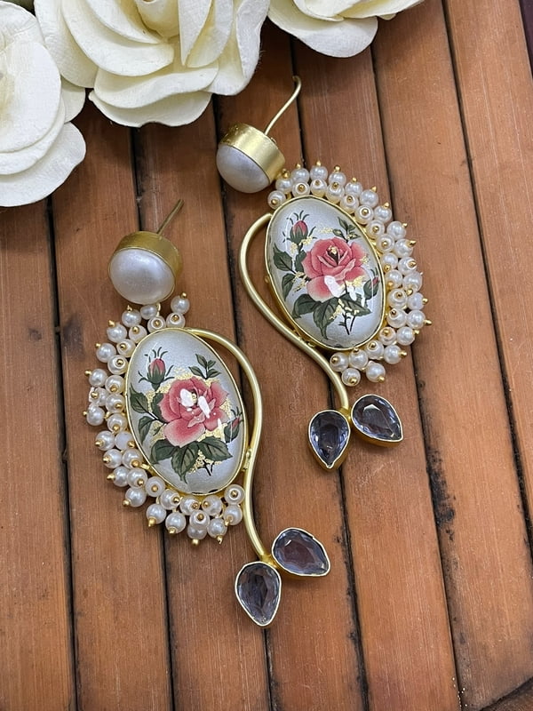 Meenakari Earrings Series 1-1
