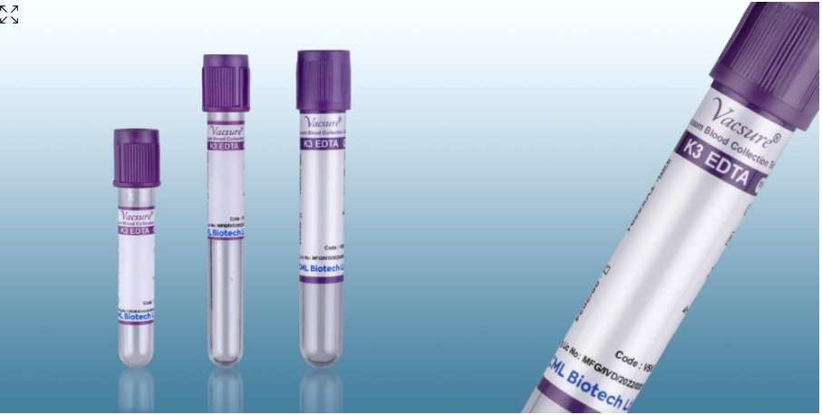 Vacsure Vacuum Blood Collection Tubes - K3 EDTA Vacsure Vacuum Blood Collection Tubes - K3 EDTA
