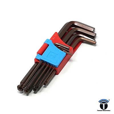 TAPARIA Allen Key Set Brown Finish 9 Pcs. Set 1.5,2,2.5,3,4,5,6,8,10mm 28C AKHM 9 HP TAPARIA Allen Key Set Brown Finish 9 Pcs. Set 1.5,2,2.5,3,4,5,6,8,10mm 28C AKHM 9 HP