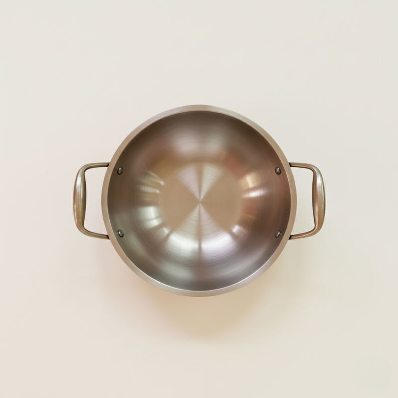 PURE TIN BRONZE KADAI 10''