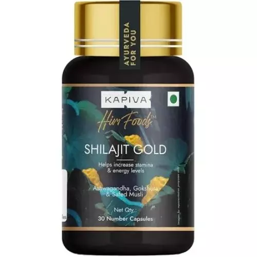 Kapiva Shilajit Gold โ Boosts Stamina & Vitality Naturally (30 Capsules) Kapiva Shilajit Gold โ Boosts Stamina & Vitality Naturally (30 Capsules)