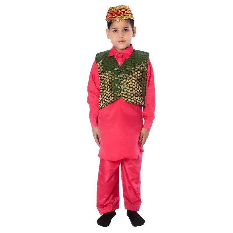 Kashmiri Traditional Dress For Boys With Cap Kashmiri Traditional Dress For Boys With Cap