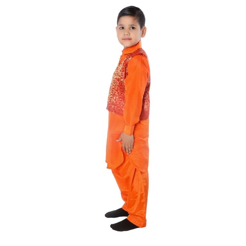 Boys Kashmiri Traditional Dress With Cap Boys Kashmiri Traditional Dress With Cap