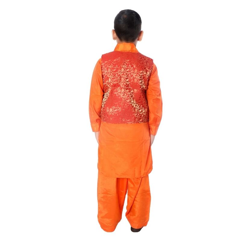 Boys Kashmiri Traditional Dress With Cap Boys Kashmiri Traditional Dress With Cap