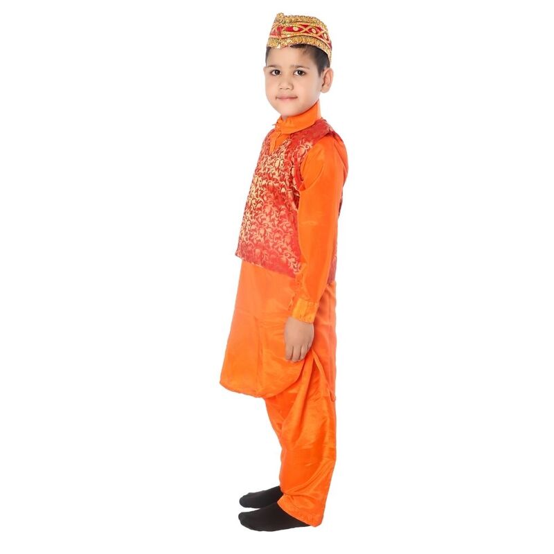 Boys Kashmiri Traditional Dress With Cap Boys Kashmiri Traditional Dress With Cap