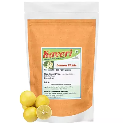 Mangalore Special Lime Green Masala Pickle 500g