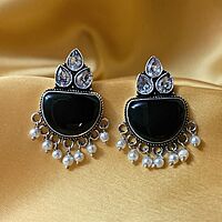 Kavya Studs- Black Kavya Studs- Black