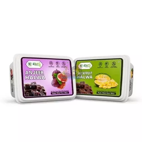 Khadya Anjeer Halwa & Jackfruit Halwa combo- 500g Khadya Anjeer Halwa & Jackfruit Halwa combo- 500g