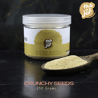 Nuts in a Jar Crunchy Seeds Khas Khas (Poppy) 250 Grams Nuts in a Jar Crunchy Seeds Khas Khas (Poppy) 250 Grams