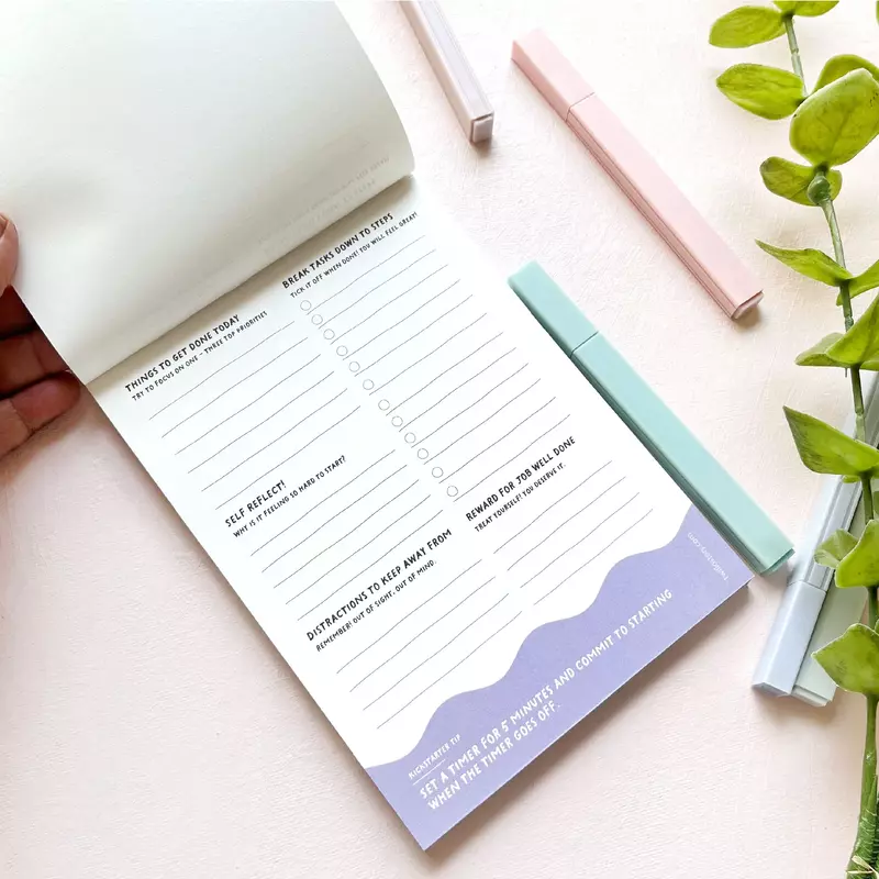 Kickstarter - Mini Anti Procrastination Journal