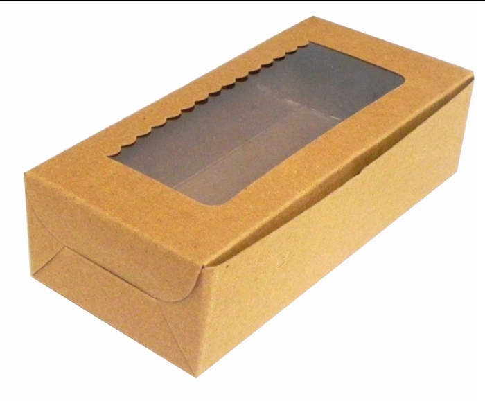 Kraft 2 Brownie/Cookie Box - 6*3*1.75 Inch Kraft 2 Brownie/Cookie Box - 6*3*1.75 Inch