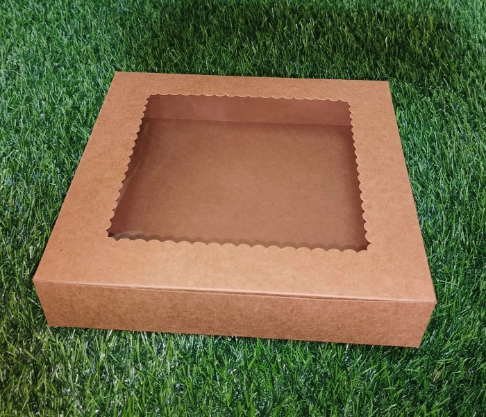 Kraft 8 Brownie/Cookie Box - 10*5*1.75 Inch Kraft 8 Brownie/Cookie Box - 10*5*1.75 Inch
