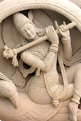 Krishna in Conch Krishna in Conch