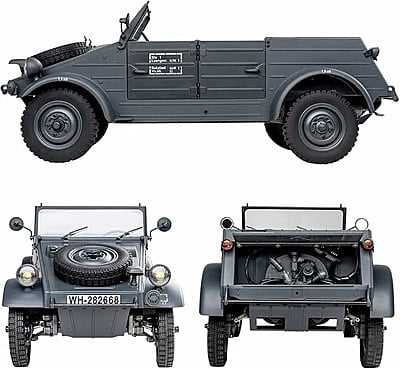Kubelwagen 1/12 Type82 RTR (Grey) Kubelwagen 1/12 Type82 RTR (Grey)