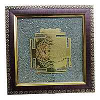 Kuber Yantra — Pyrite Photo Frame (7x7 inch) Kuber Yantra — Pyrite Photo Frame (7x7 inch)
