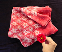 Kulfi Georgette Lal Zafrani Kulfi Georgette Lal Zafrani