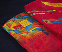 Kulfi Georgette Urban Red Kulfi Georgette Urban Red