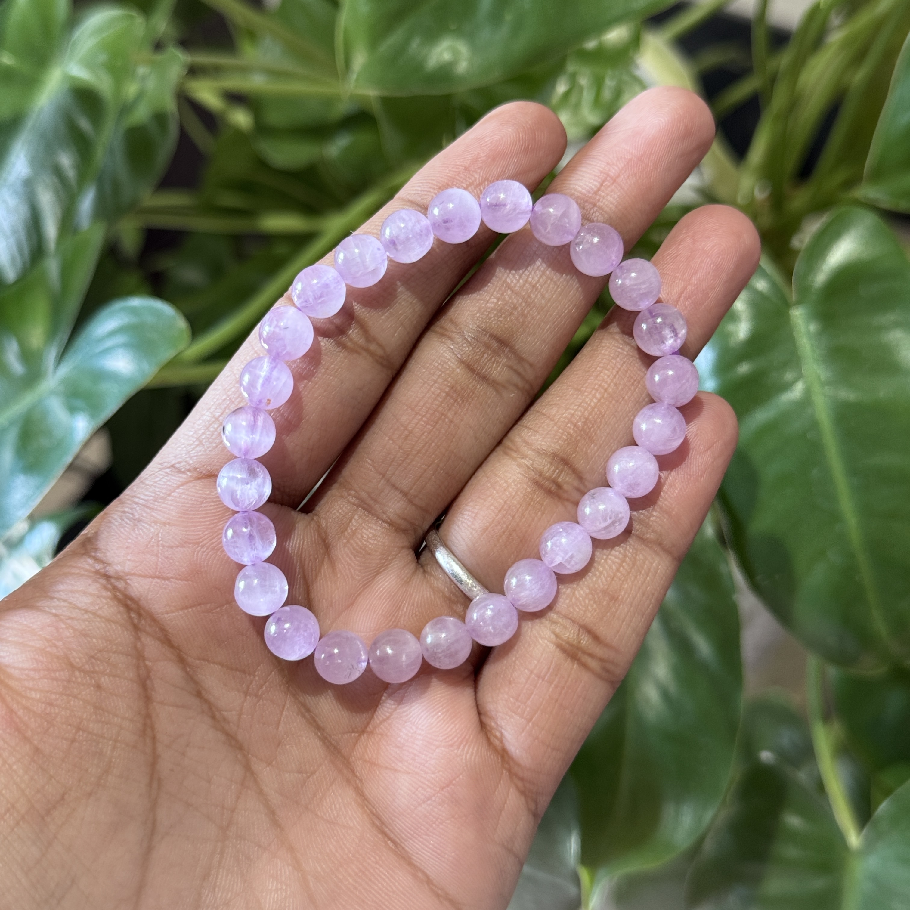 Kunzite Crystal Bracelet