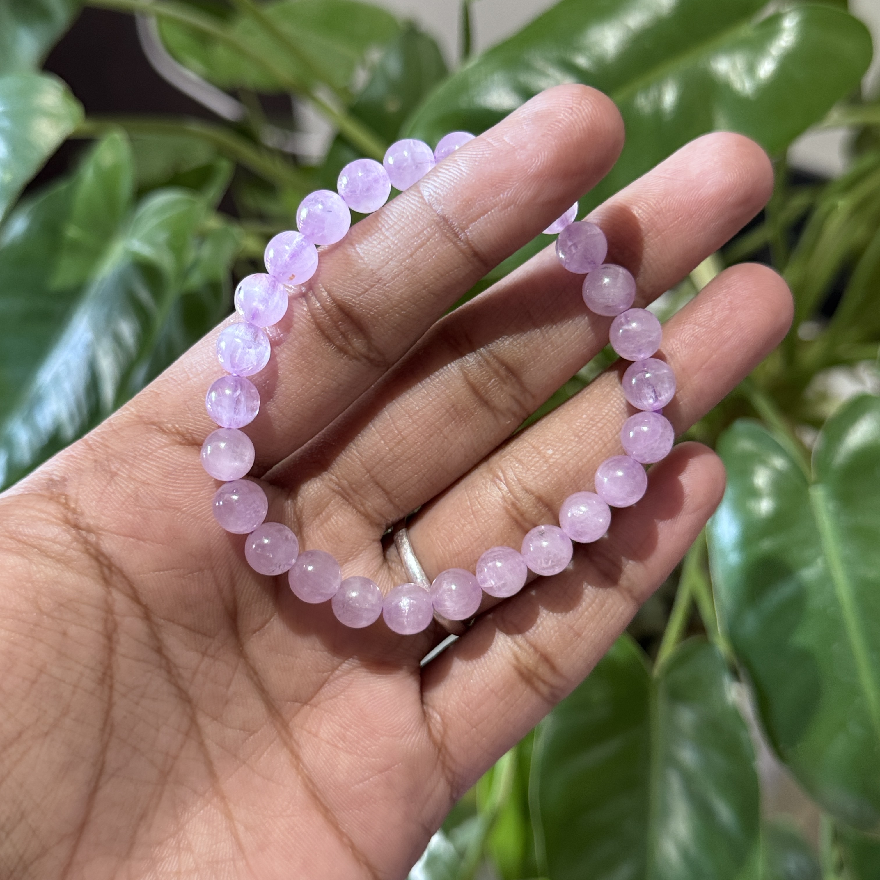 Kunzite Crystal Bracelet