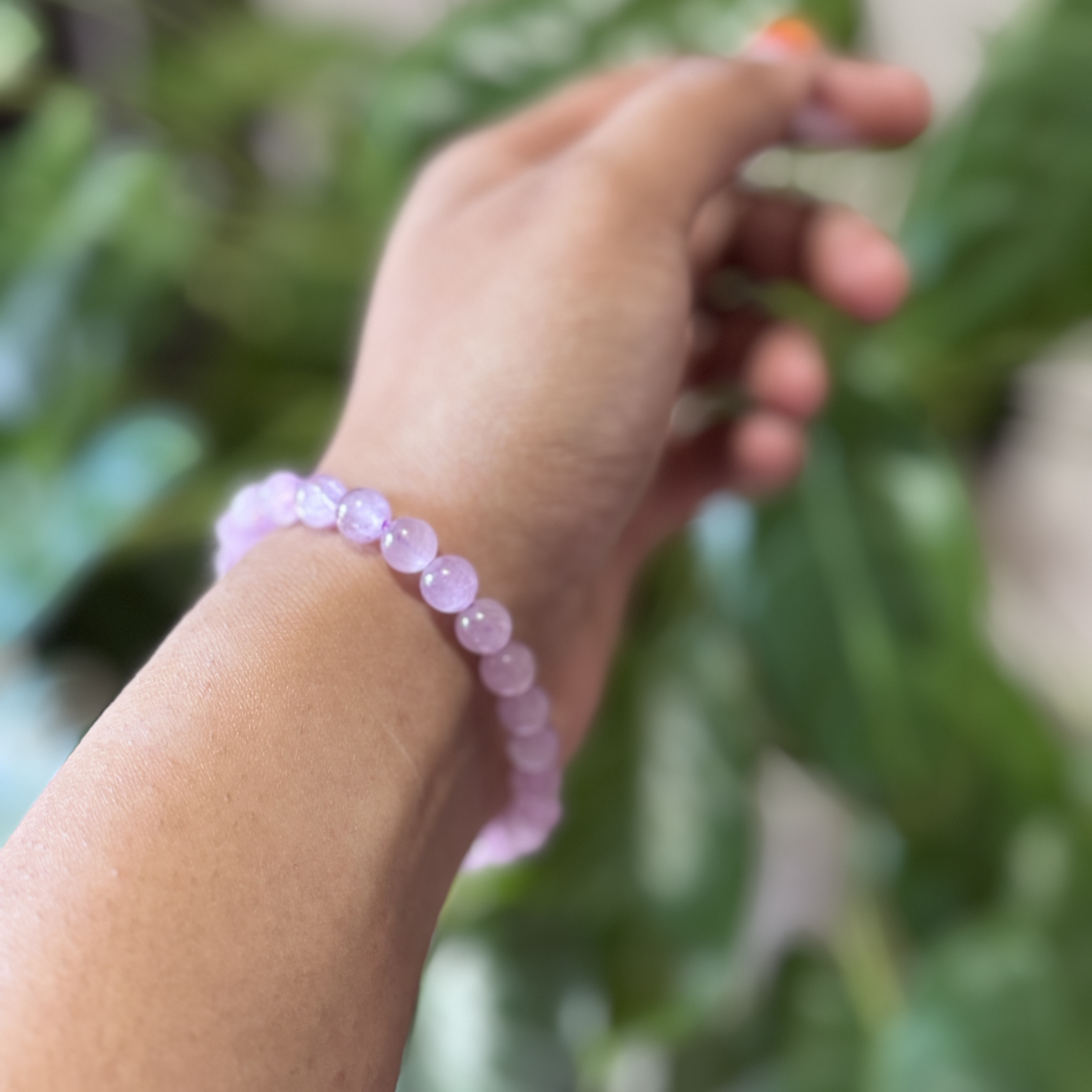 Kunzite Crystal Bracelet
