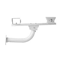 Dual CCTV Camera L-Shaped Mount Bracket, Adjustable with 1 to 2 Horizontal Cross Bar for Dome/IP/Surveillance Cameras