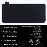 Mouse Pad Gaming With Led