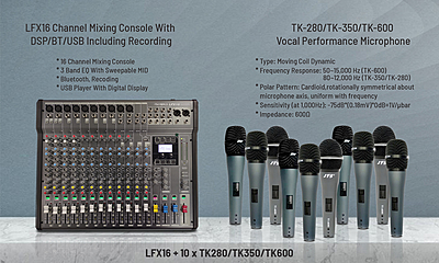 LFX16 + 10 X TK-280/TK-350/TK-600 (Mix Combo) LFX16 + 10 X TK-280/TK-350/TK-600 (Mix Combo)