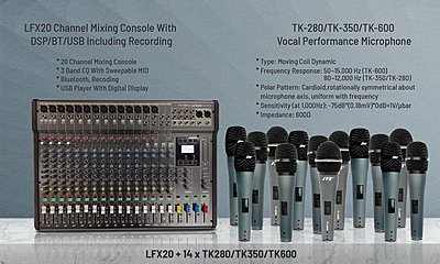 LFX20 + 14 X TK-280/TK-350/TK-600 (Mix Combo) LFX20 + 14 X TK-280/TK-350/TK-600 (Mix Combo)