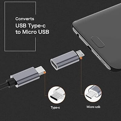 Micro to Type C adapter / converter