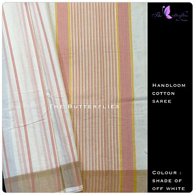 Handloom cotton paired with contrast blouses LMSSHCS12093