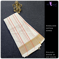 Handloom cotton paired with contrast blouses LMSSHCS12093