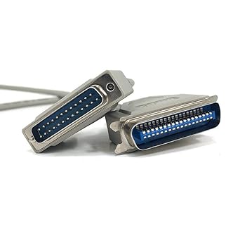 LPT DB25 Male to 36-Pin Parallel Printer Cable for Dot Matrix & Inkjet Printers LPT DB25 Male to 36-Pin Parallel Printer Cable for Dot Matrix & Inkjet Printers