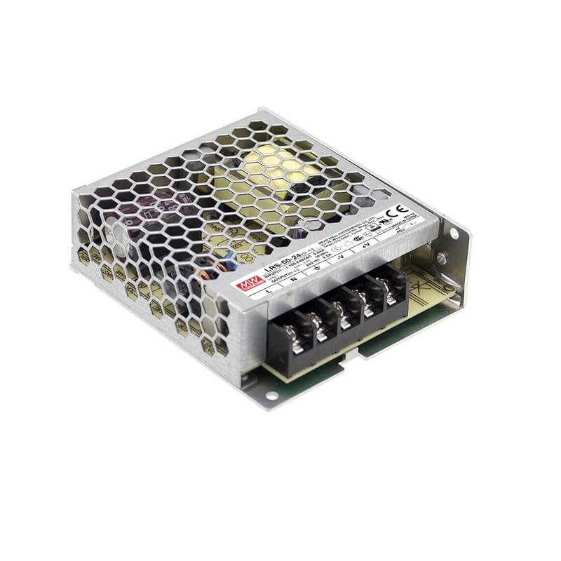 LRS-50-24 Mean Well 24V 2.2A 52.8W Metal Power Supply SMPS